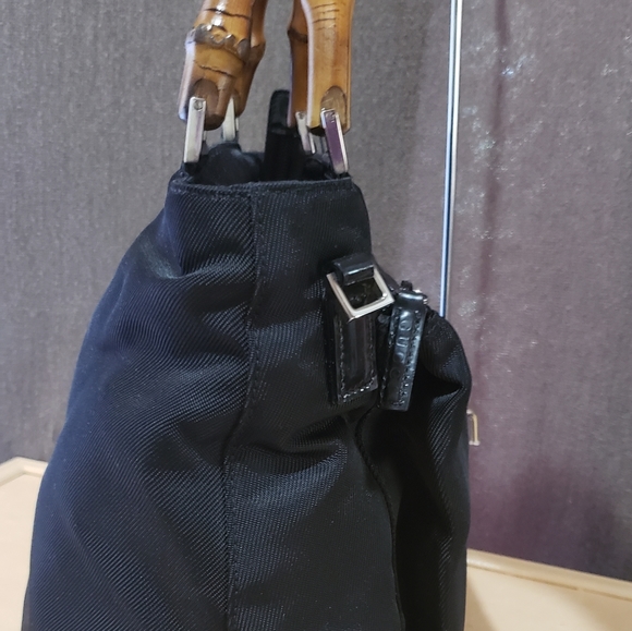 2️⃣0️⃣0️⃣Gucci bamboo 2way nylon handbag db - Picture 4 of 15
